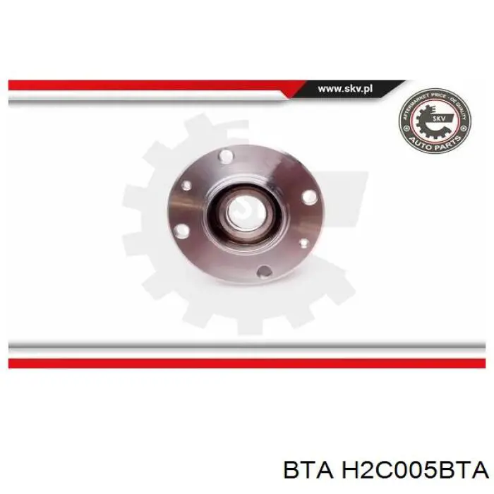 Cubo de rueda trasero 062002 Peugeot/Citroen