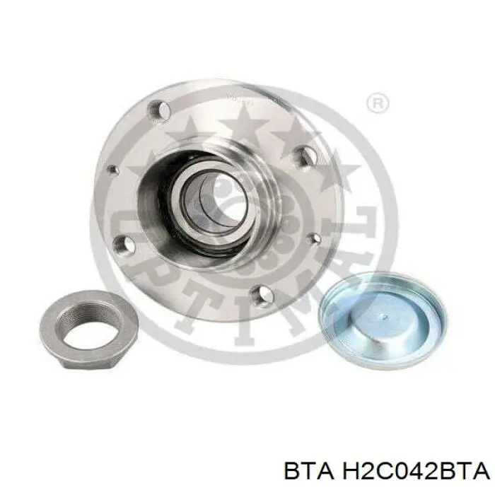 Cubo de rueda trasero Citroen Berlingo B9