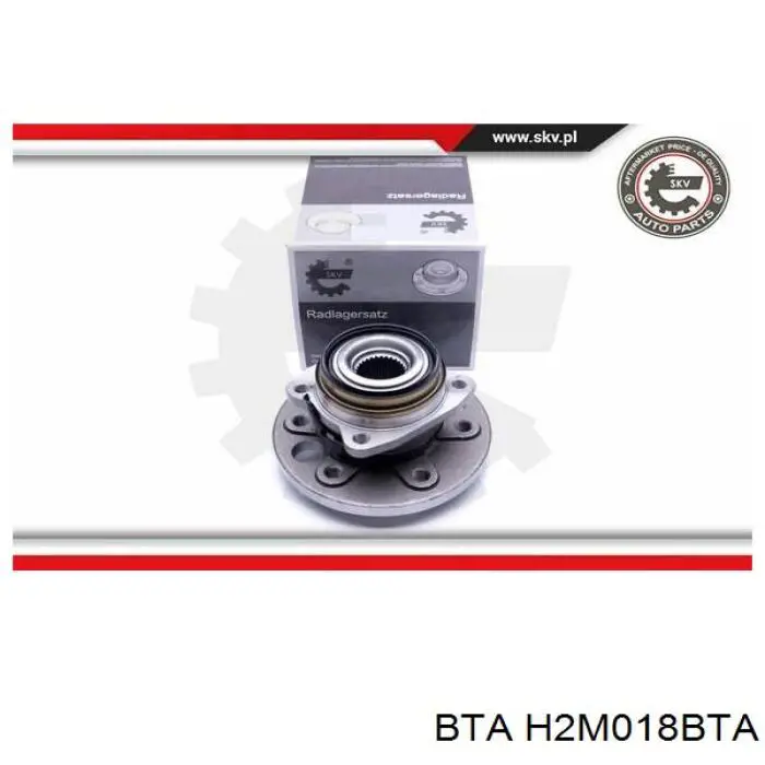 H2M018BTA BTA Buje de rueda trasero