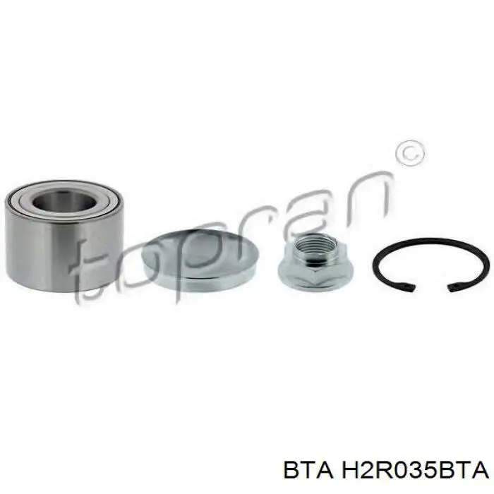 Disco de freno trasero H2R035BTA BTA