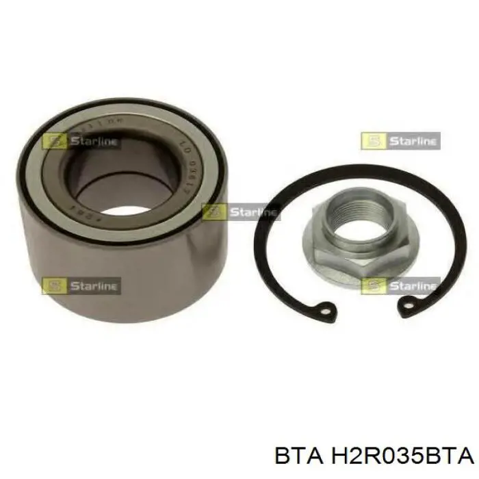 H2R035BTA BTA cojinete de rueda trasero