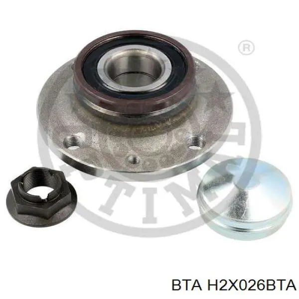 Cubo de rueda trasero 101010 Febi