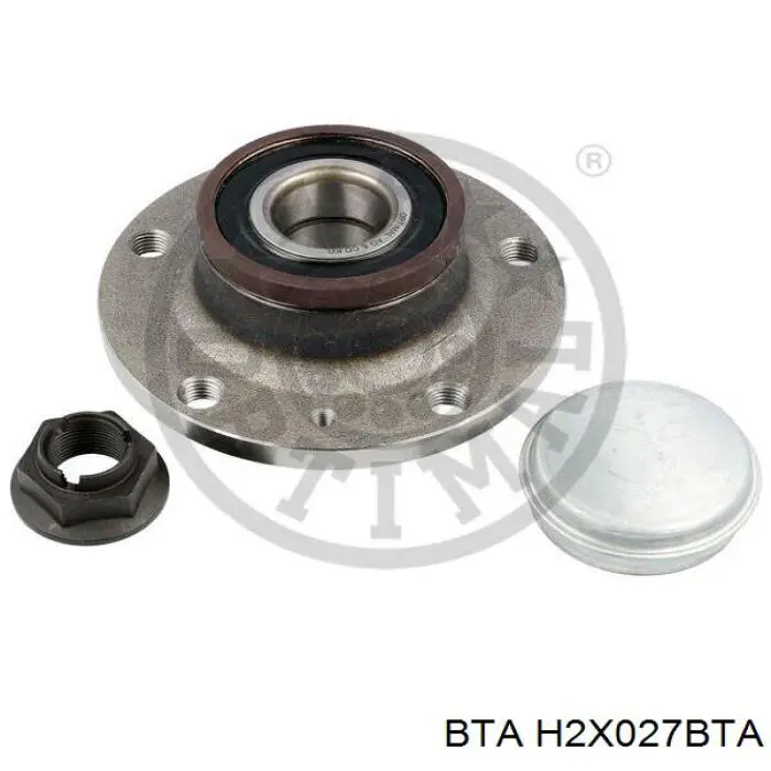 Cubo de rueda trasero 90543 Metalcaucho