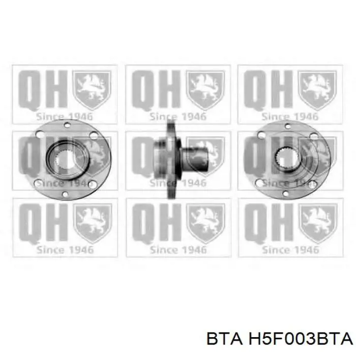 Cubo de rueda delantero Fiat Bravo 1 182