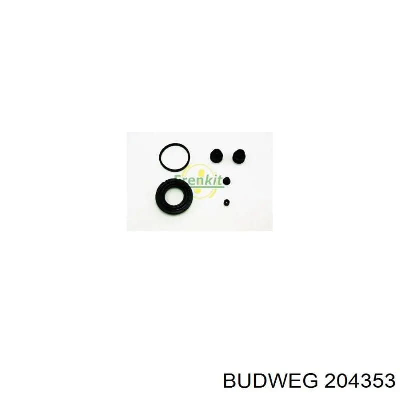 204353 Budweg Kit de reparación de frenos trasero
