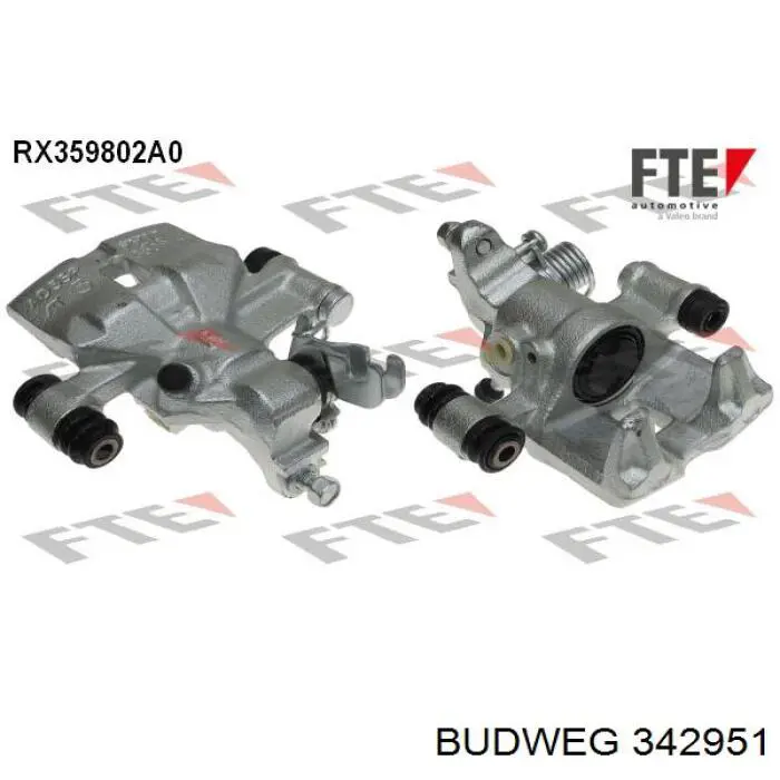 B190058R Denckermann Pinza de freno trasera derecha