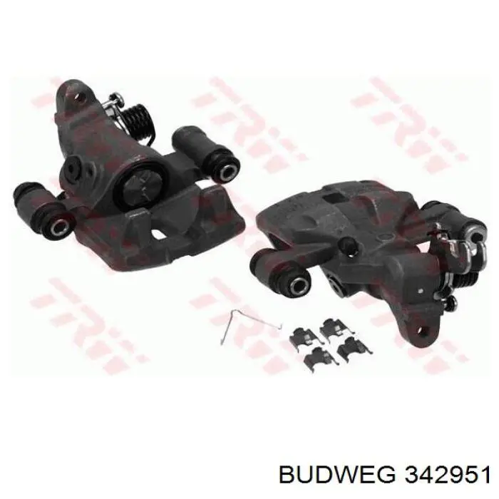 Pinza de freno trasera derecha Denckermann B190058R
