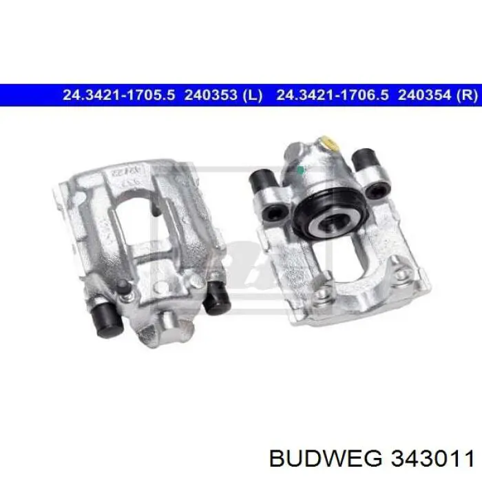 Pinza de freno trasera derecha ABS 422032
