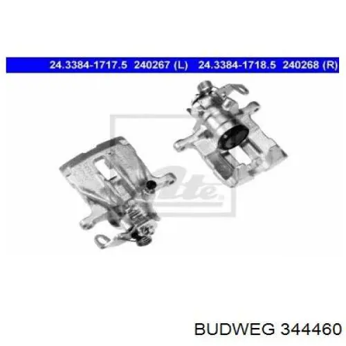 Pinza de freno trasera izquierda JBC0921 Kamoka