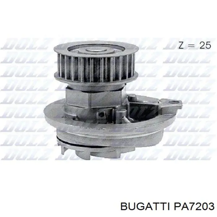PA7203 Bugatti bomba de agua