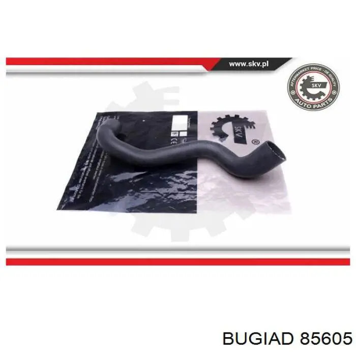 Tubo intercooler 09675 Metalcaucho