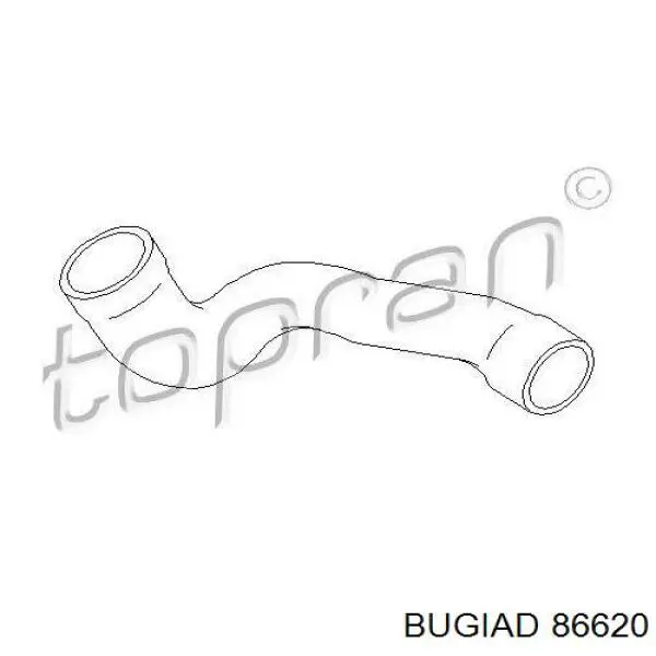 86620 Bugiad tubo flexible de aire de sobrealimentación superior