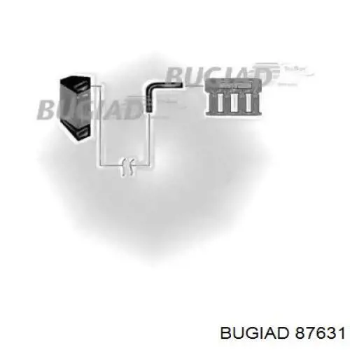87631 Bugiad tubo intercooler superior
