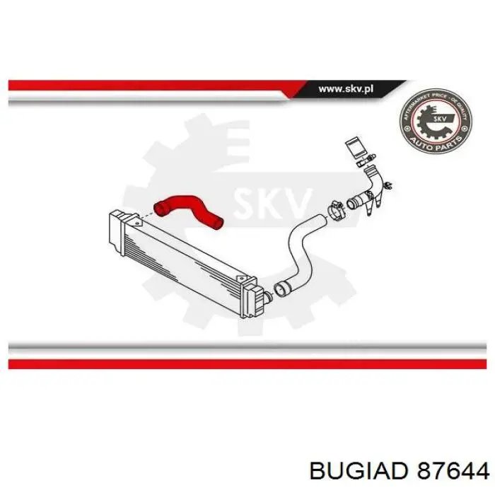 Tubo intercooler 9065280708 VAG