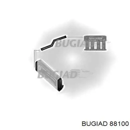 88100 Bugiad tubo flexible de aire de sobrealimentación derecho