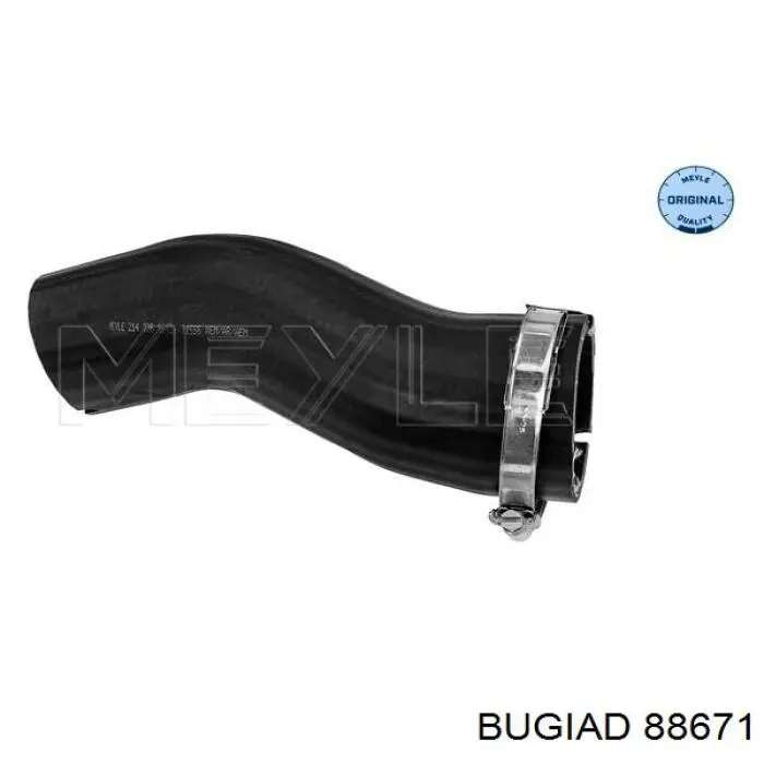 88671 Bugiad tubo flexible de aire de sobrealimentación inferior derecho