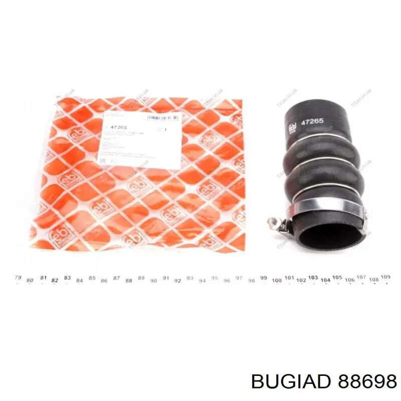 Tubo flexible de aire de sobrealimentación Ford 5050742