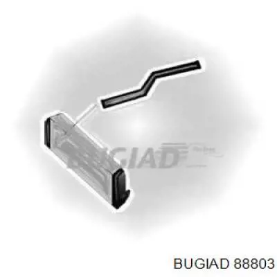 88803 Bugiad tubo flexible de aire de sobrealimentación derecho