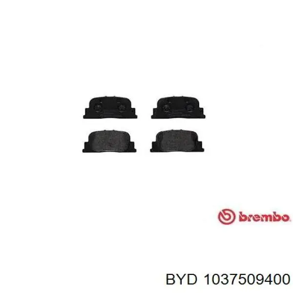 Pastillas traseras de freno BYD 1037509400 precio, desde 25,56 EUR