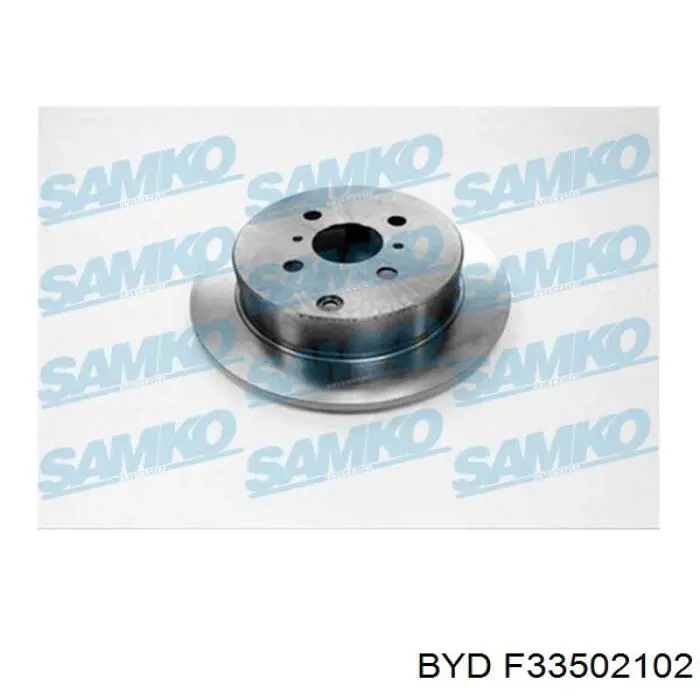 Disco de freno trasero F33502102 BYD
