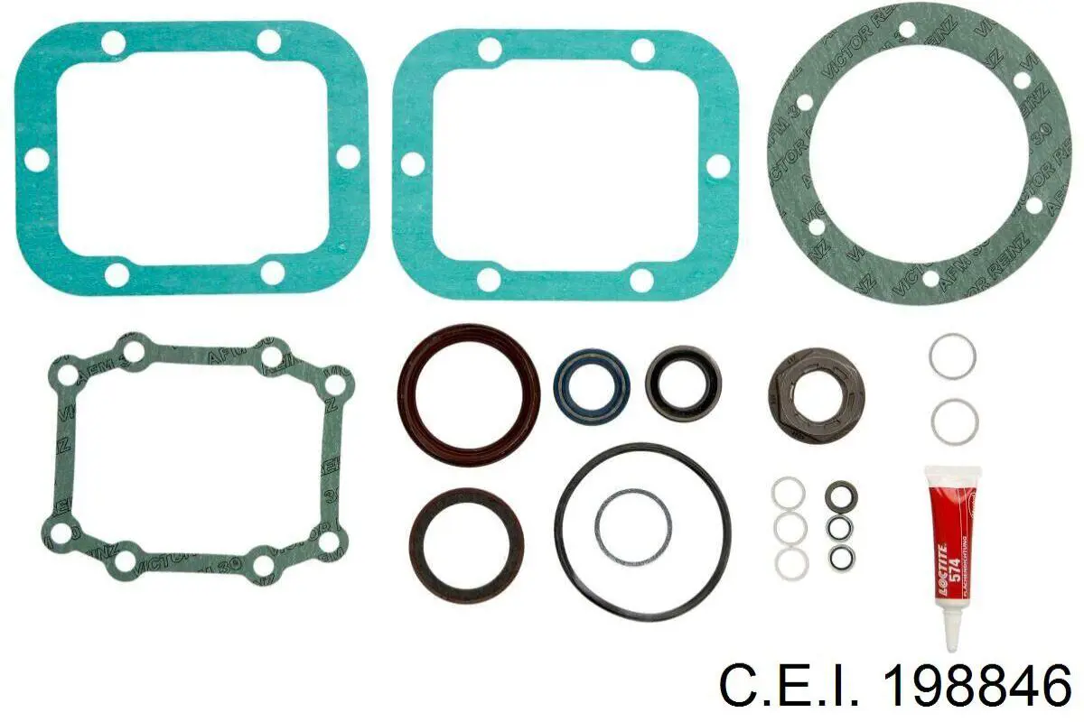 198846 C.e.i. juego de reparación, caja de cambios