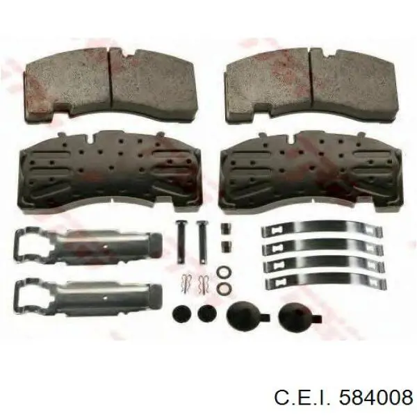 Pastillas traseras de freno C.e.i. 584008 precio, desde 90,03 EUR
