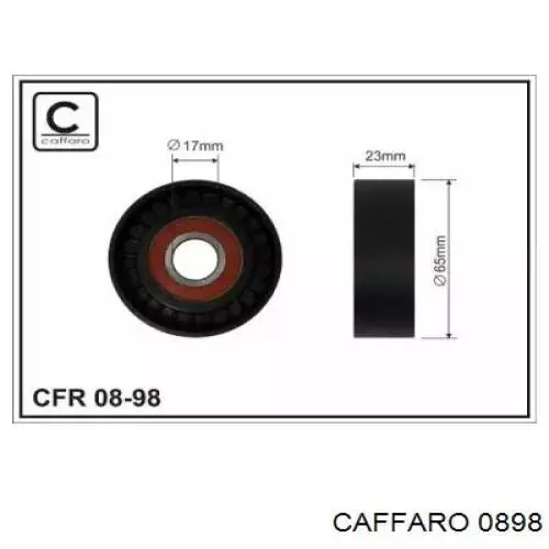 Polea tensora correa poli V ACT219600 Open Parts