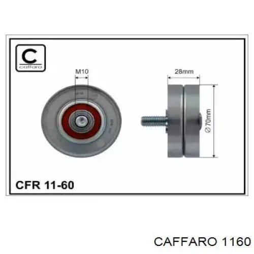 Rodillo tensor correa poli V Caffaro 1160 precio, desde 18,54 EUR