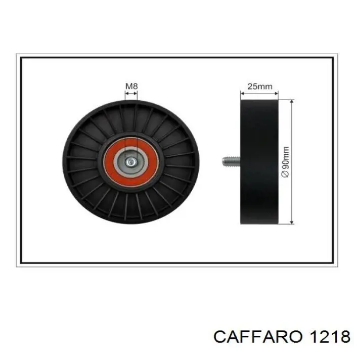 Polea inversión/guía, correa auxiliar servicios Caffaro 1218 precio, desde 10,75 EUR