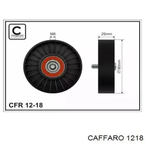 Comprar 1218 Caffaro Polea inversión/guía, correa poli V