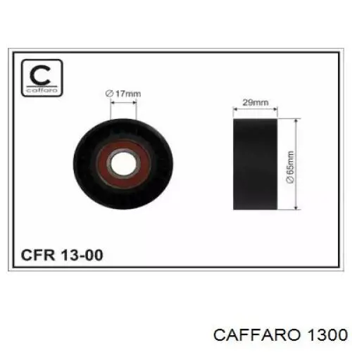 Rodillo tensor correa poli V Caffaro 1300 precio, desde 14,62 EUR