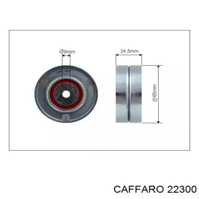 Rodillo tensor, correa poli V para Opel Zafira (A05)