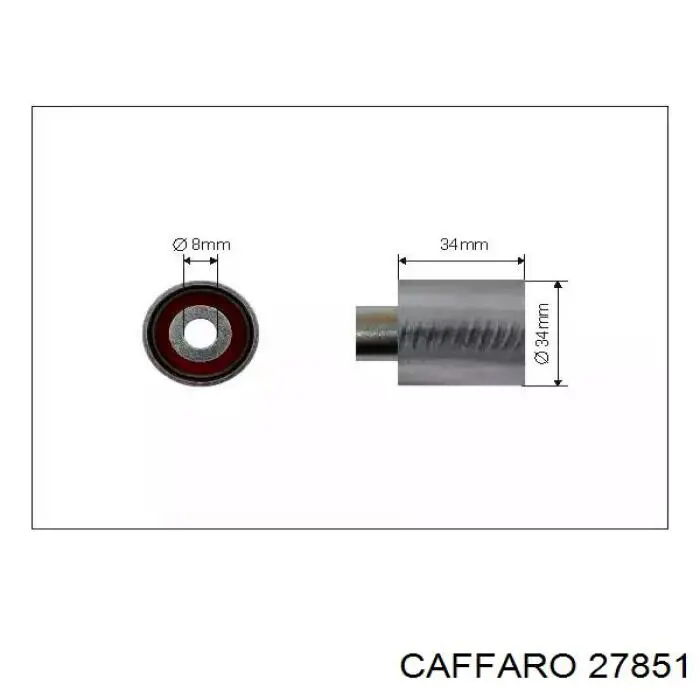 Rodillo intermedio de correa dentada Alfa Romeo 145 930