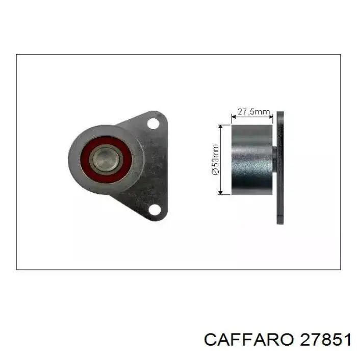 Rodillo intermedio de correa dentada Alfa Romeo 145 930