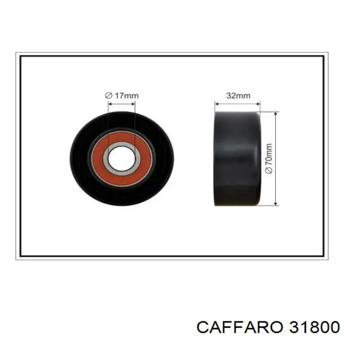 Comprar ABTTO1002 Tenacity Polea tensora, correa poli V