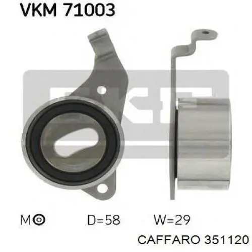 Rodillo intermedio de correa dentada Toyota Corolla E12