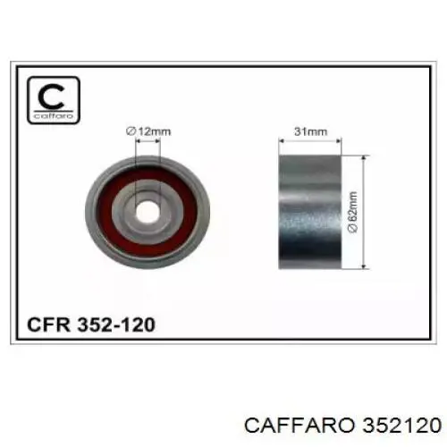 Tensor de la correa de distribución Caffaro 352120 precio, desde 28,00 EUR