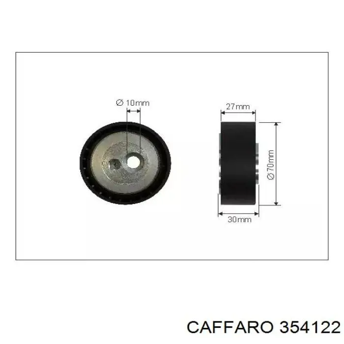 Polea inversión/guía, correa auxiliar servicios Caffaro 354122 precio, desde 31,67 EUR