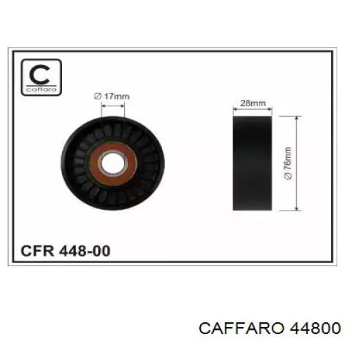 Comprar 44800 Caffaro Polea tensora, correa poli V