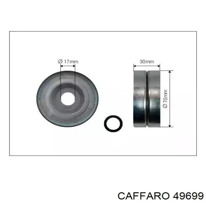 Rodillo tensor correa poli V Caffaro 49699 precio, desde 13,79 EUR