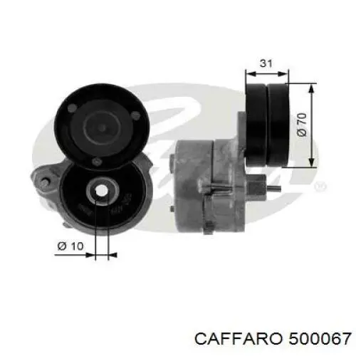 500067 Caffaro Polea tensora