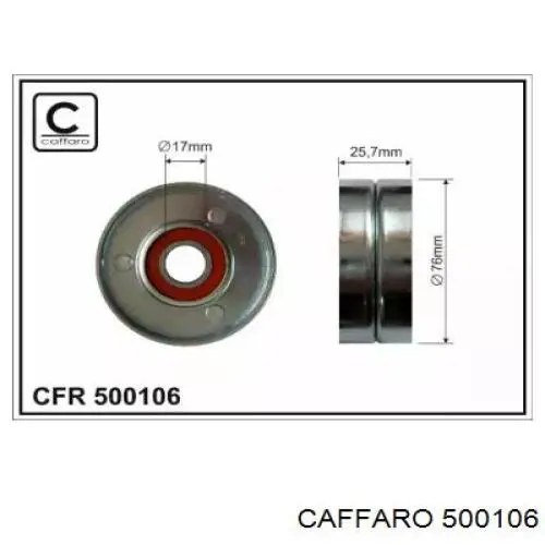 6180623 Ford Tensor de correa de alternador