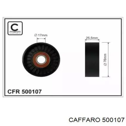 FO.607 Mipsan rodillo, correa trapecial poli v