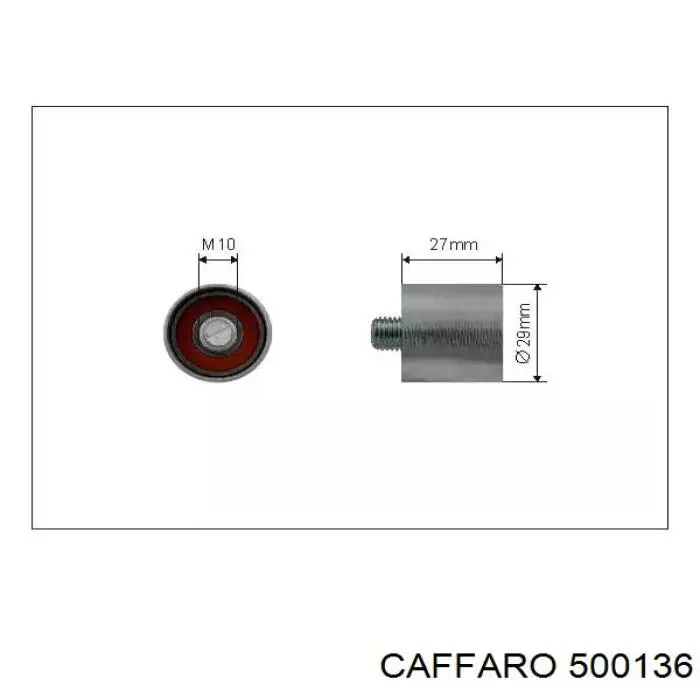 500136 Caffaro rodillo, cadena de distribución