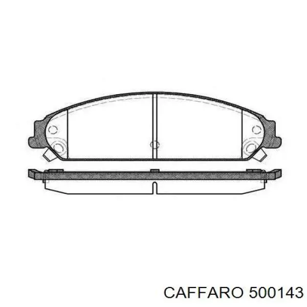 500143 Caffaro Polea tensora intermedio de correa dentada