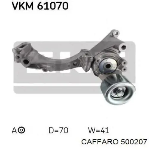 Rodillo tensor correa poli V Caffaro 500207 precio, desde 27,85 EUR