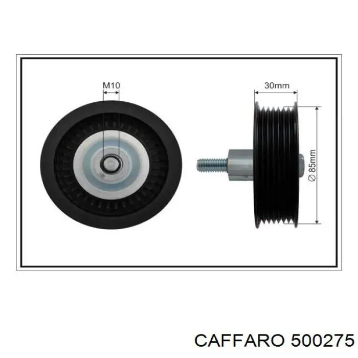 Polea inversión/guía, correa auxiliar servicios Caffaro 500275 precio, desde 13,82 EUR