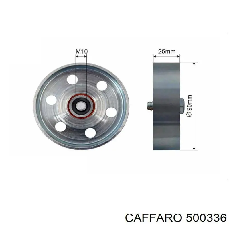 Rodillo tensor correa poli V Caffaro 500336 precio, desde 11,29 EUR