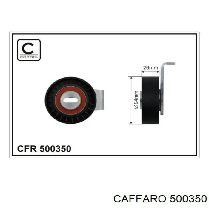 Rodillo tensor correa poli V Dayco APV2047 precio, desde 36,48 EUR