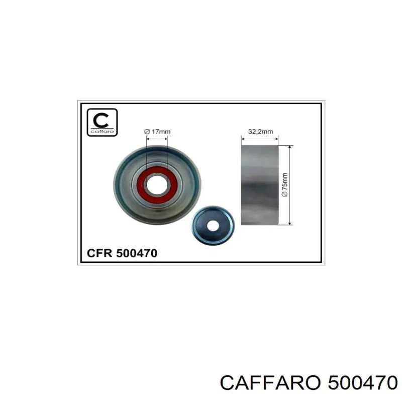 Polea tensora para Toyota Land Cruiser 90 J9